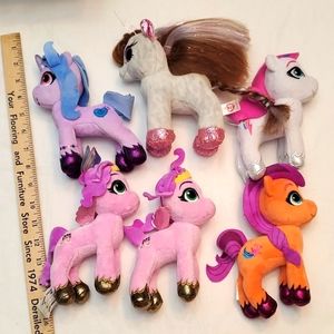 : 6 My Little Pony ponies Hasbro ty   Unicorn / pony Plush Stuff Animal 7"